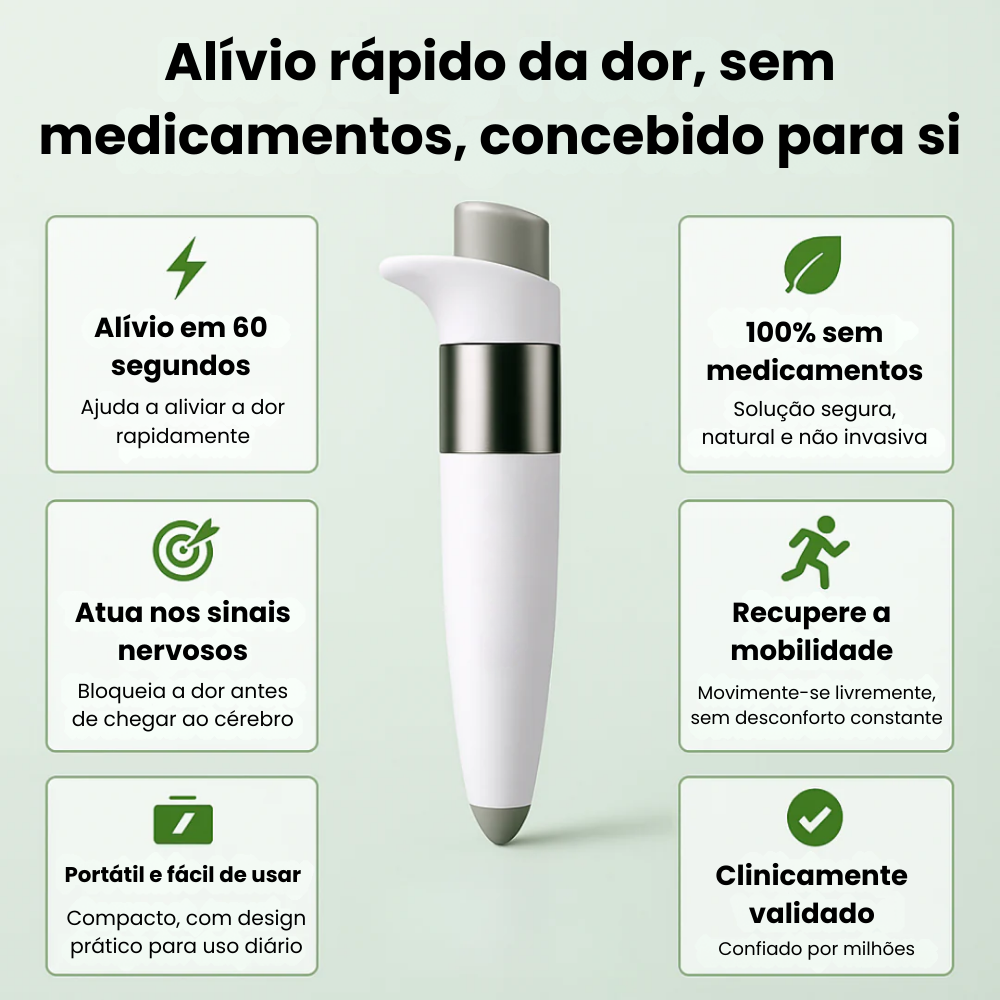 Caneta AlívioPen™ para aliviar os joelhos