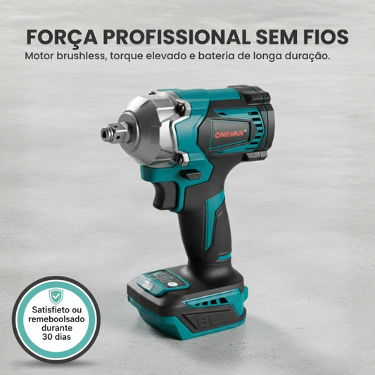 Impacto Pro 1200 - Chave de impacto sem fio sem escovas | Para bateria Makita 18V